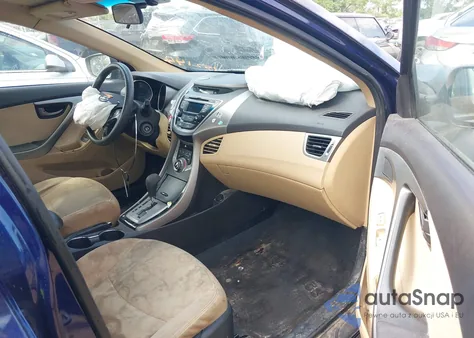 2013 Hyundai Elantra Gls from USA, damaged, VIN 5NPDH4AE7DH452144